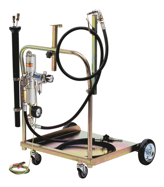 Kit móvel para aspiração e distribuição de combustíveis para bidons de 180-220 Kg