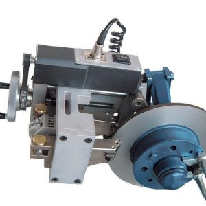 Máquina retificadora de discos ligeiros portátil