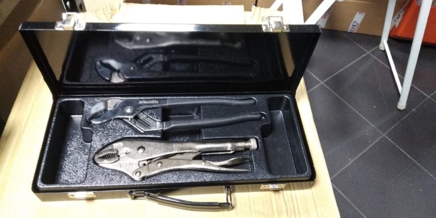 Alicate de pressão para bombas e alicate 10 cromo-vanadio