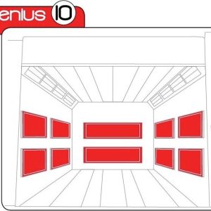 Conjunto de 10 painéis endotérmicos 32kW