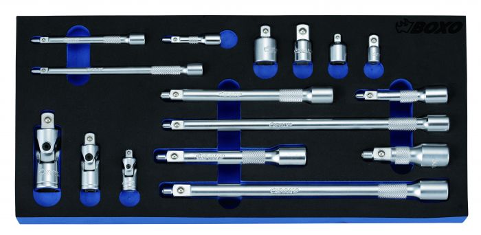 16-pc Adapter extension & universal magnéticas