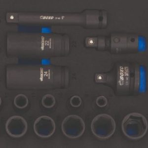 Módulo de 27 chaves caixa de impacto de 8-24mm