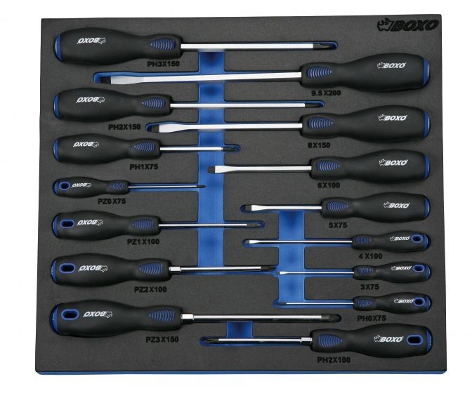 Boxo Chave de fendas 15pc