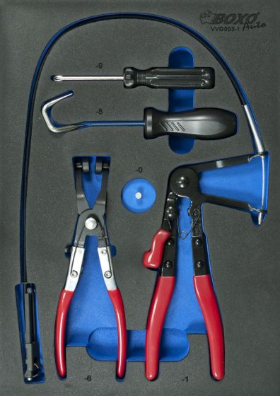 Kit de alicates de abraçadeiras 11 peças