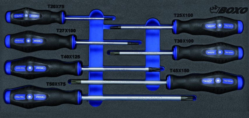 Módulo de 7 chaves de punho TORX 20-50mm