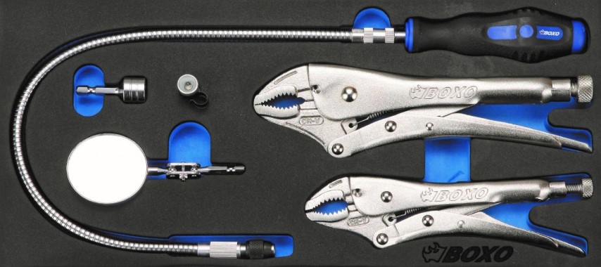 Módulo de 2 alicates de pressão + dedo magnético (7pcs.)