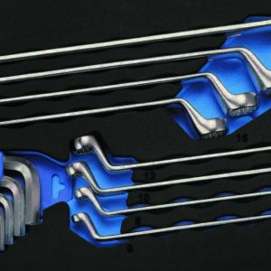 Módulo 8 chaves luneta (6 a 22) + 9 chaves macho TORX