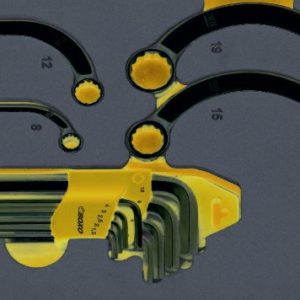 13-pc Half-moon Ring Wrench & Hex