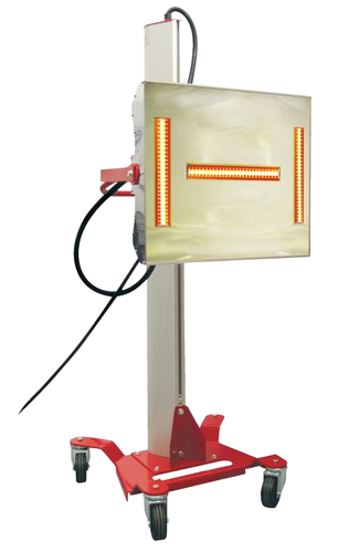 Infra-vermelhos móvel INFRARR com 1 cassete 3 lâmp 3kW-400V (C/ centralina mecânica com temporizador)
