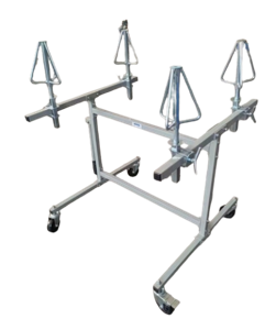Suporte de pintura para 4 jantes