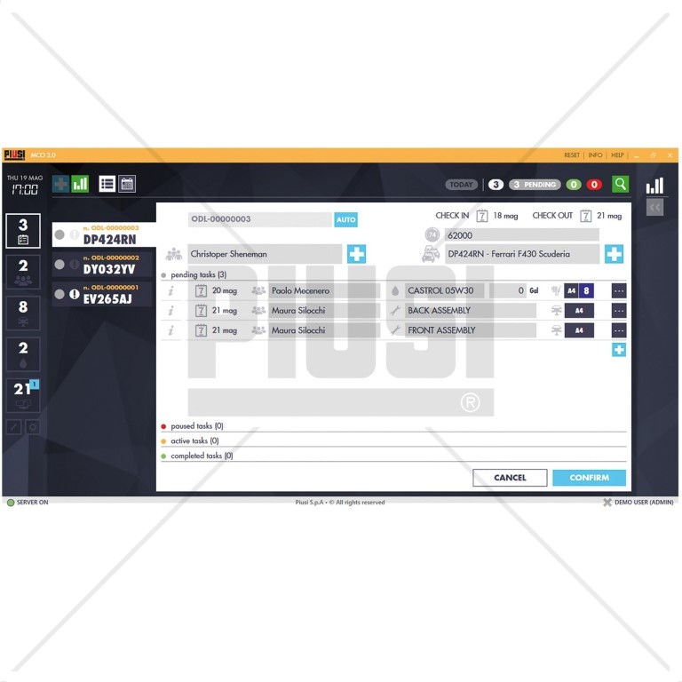 Software de Gestão de Óleos MCO 2.0