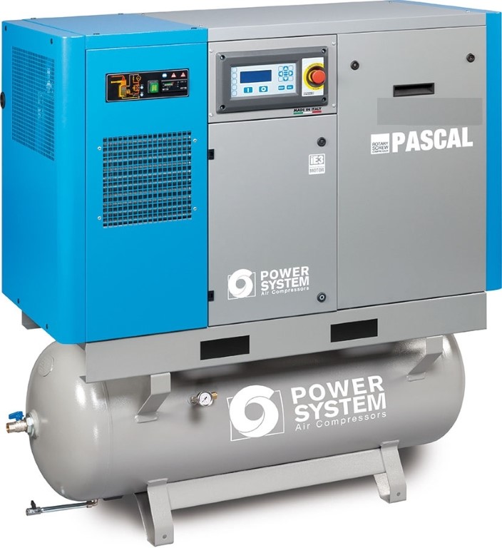 Compressor de parafuso PASCAL 3hp 10bar c/ sec. e dep. 270l