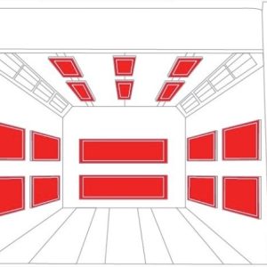 Conjunto de 16 painéis endotérmicos 38kW