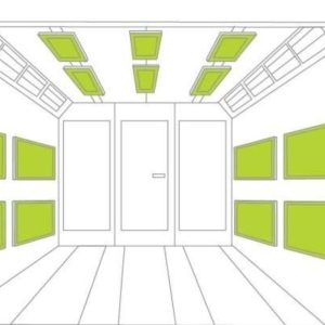 Conjunto de 14 painéis endotérmicos  32kW
