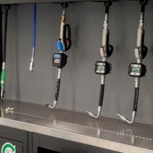 Bancada em inox com pingadeira L:2583mm