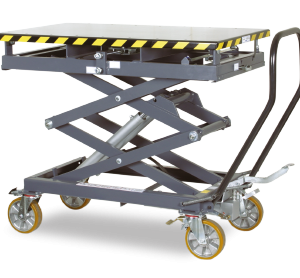 Mesa Elevatória com Rodas e Capacidade de 1000kg