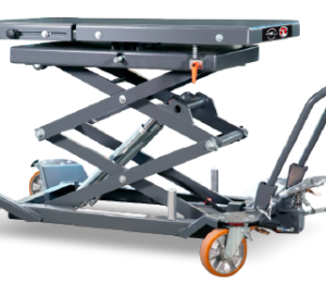 Mesa elevatória EXTENSIVEL com rodas