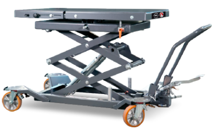 Mesa elevatória EXTENSIVEL com rodas