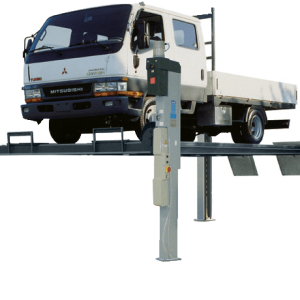 Elevador 4 colunas plataforma lisa 8000kg