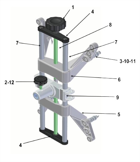 Par de Clampes para jantes 10-24