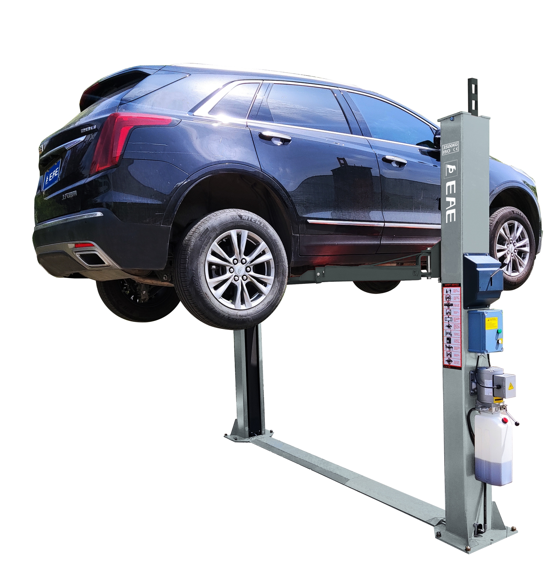 Elevador 2 colunas hidráulico de 3500kg descida manual 230V ou 400V