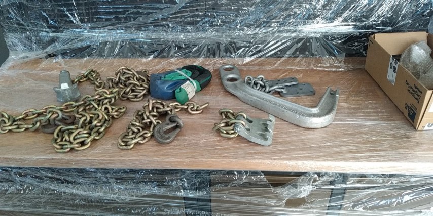 Conjunto de peças para esticamento