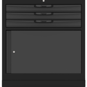 Armário de parede com 3 gavetas e 1 porta