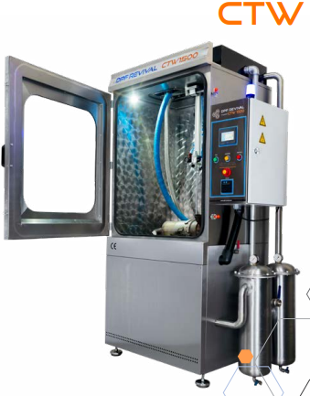 Máquina de lavar filtros partículas/ catalisadores CTW 1500