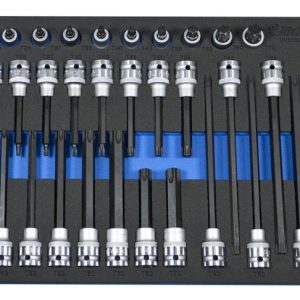 Jogo de chaves de caixa de bit TORX de 32peças